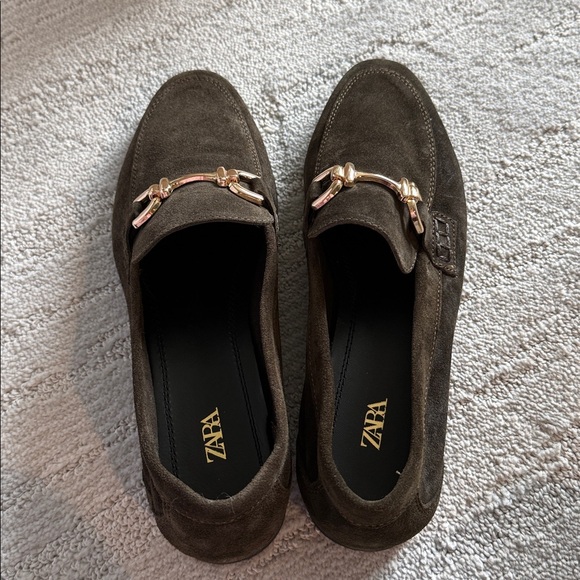 Zara Brown Loafers - Picture 2 of 2